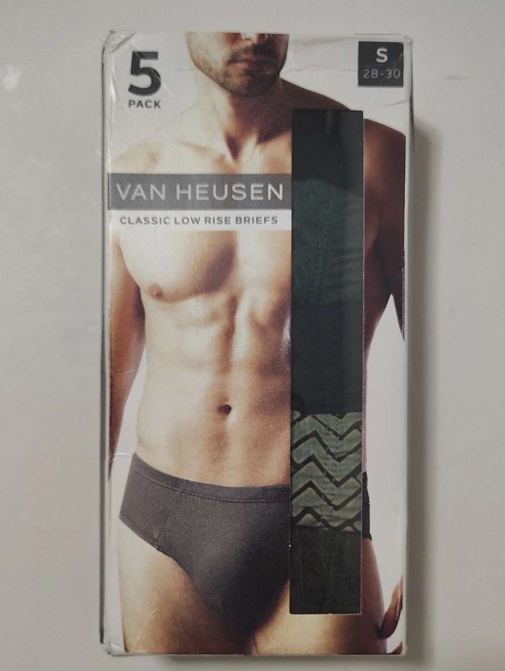 Van Heusen Men's Classic Low Rise Briefs - 5 Pack - Size S 28-30